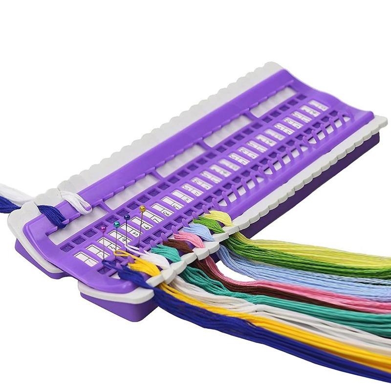 30/50 отверстий Floss Organizer Вышивальный органайзер для ниток для вышивки крестом Floss Вышивальный инструмент для вышивания органайзер для ниток