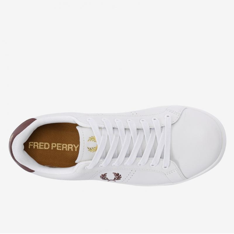 Fred Perry Мужские кожаные кроссовки Sfpm2416312 U59