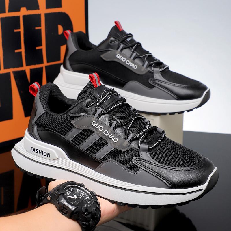 Новые модные мужские удобные туфли на все времена года для студентов, мальчиков, трендовые мягкие дышащие повседневные кроссовки для бега