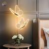 Lustre LED Pendant Light Fixture Butterfly Hanging Lamps For Ceiling Kitchen Bedside Living Room Decor Nordic Pendant Lamp