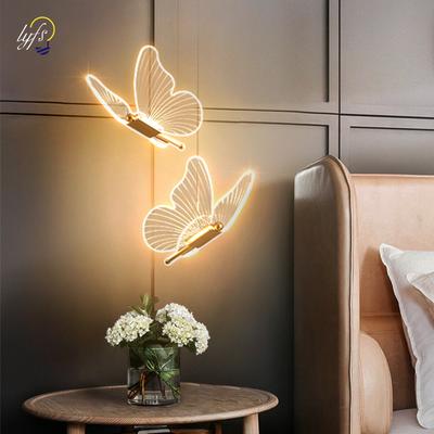 Lustre LED подвесной светильник бабочка подвесные лампы для потолка кухня прикроватная тумбочка гостиная декор скандинавский подвесной светильник