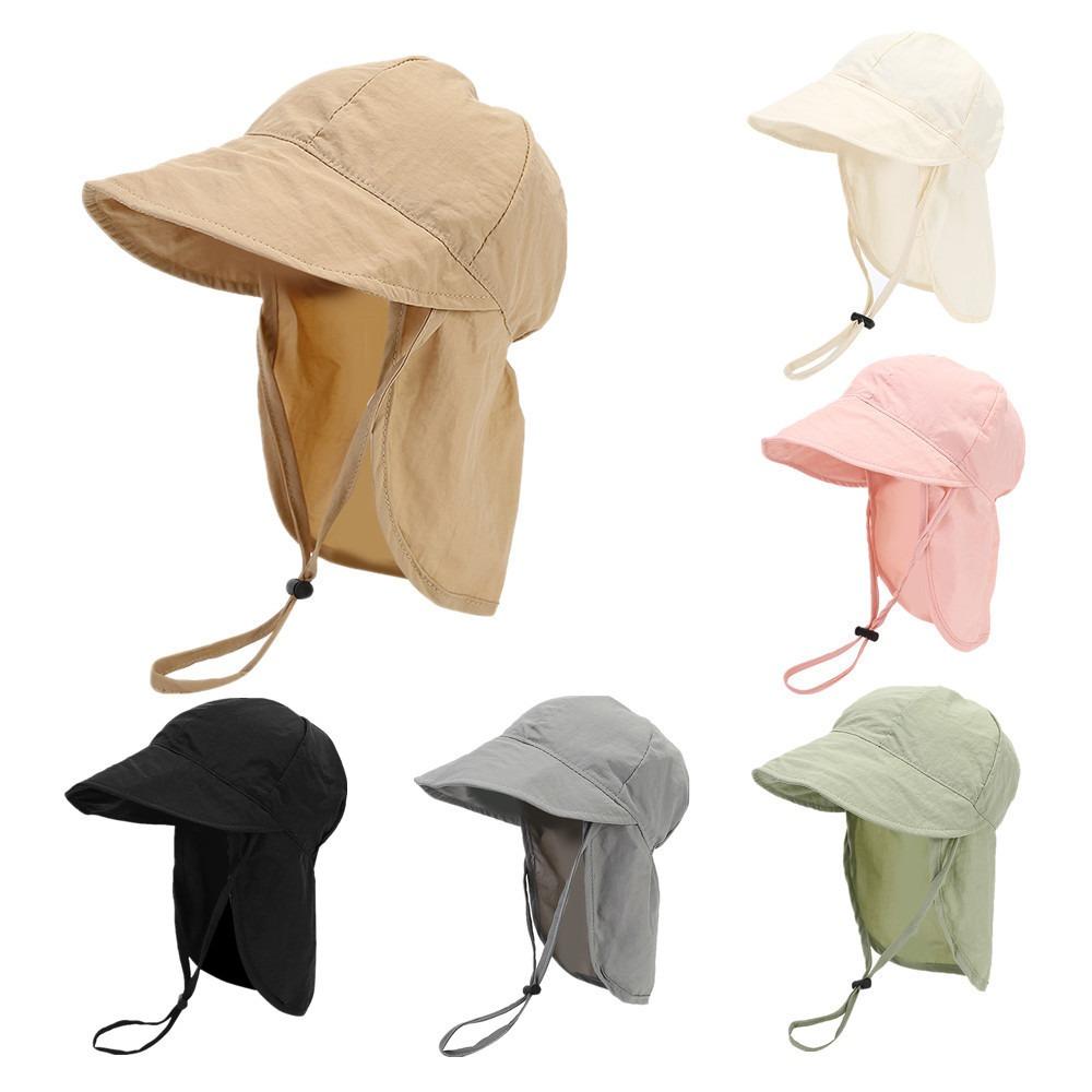 with Shawl Summer Baby Sun Hat Quick Dry UV Protection Hat New Outdoor Activities Cap Beach