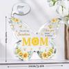 1pc Mother's Birthday Gift - Acrylic Butterfly Decorative Plaque, Present For Mom From Daughter And Son, Suitable For Birthday, Mother's Day