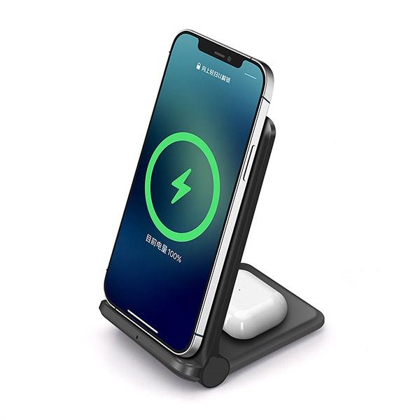 3 In 1 Qi Wireless Charger for Apple Watch Airpods Station for IPhone 13 12 11 Pro Max X Xs Xr 8 Samsung Galaxy S30 S21 S20 S10 S9 Huawei