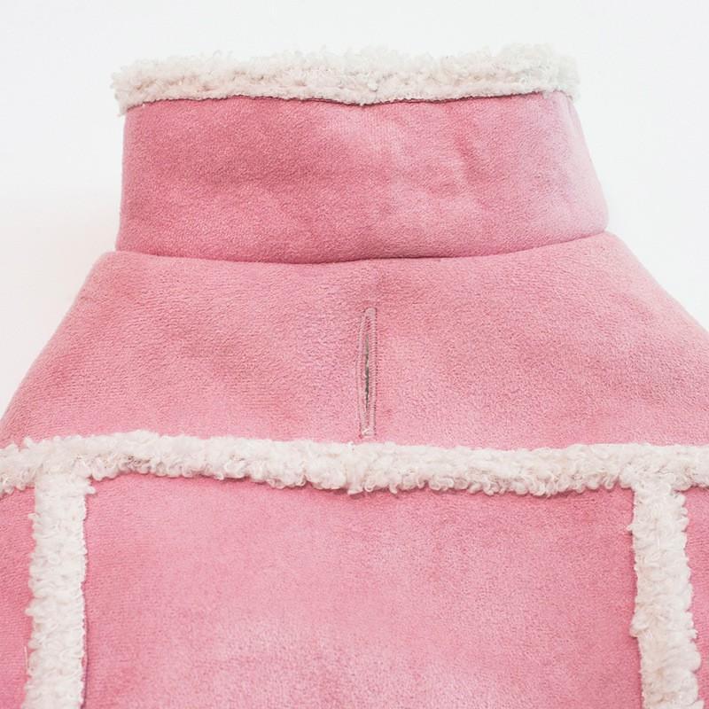 Pet Winter Coat Small Medium Dogs Teddy French Bulldog Fleece Jacket British Style