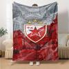 1pc Blanket - FK Crvena zvezda Print Design,Lightweight Blanket for Sofa,Bed- Soft &Warm,Gift for All Seasons