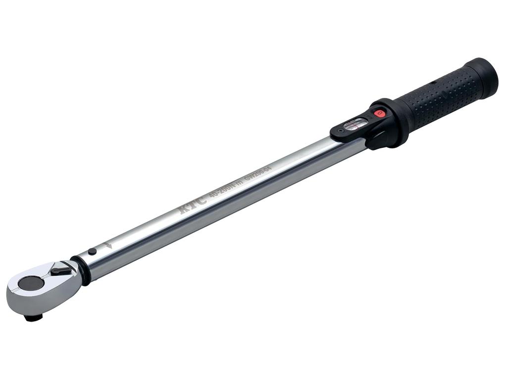 Kyoto Machinery Tools Preset Torque Wrench (KTC) 12.7sq. GW200-04 [40~200N M]