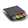 Coffee Capsule Organizer - DKD Home Decor - Black - Metal - 28.7 X 32 X 7 Cm - Contemporary Design