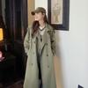 Spring and Autumn New Women's Clothing Long Trench Coat Women's Loose Large Size Double-breasted Jacket