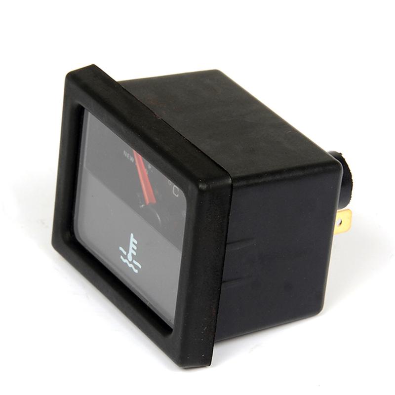 12V Square Water temperature meter 40-120℃ General purpose 053-TL4 Truck forklift tractor loader Water temp gauge