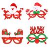 Рождественское украшение Санта Клаус Снеговик Очки Взрослый Ребенок Рождественский реквизит Вечеринка