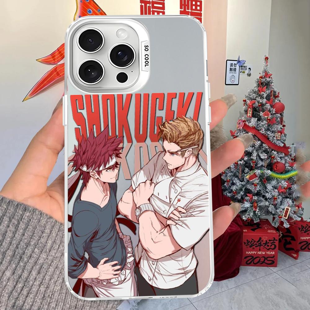 Чехол для телефона Soma Yukihira Food Wars Shokugeki no Soma Аниме Для iPhone16 15 14131211ProMax X XR87Plus Матовый Ударопрочный Задняя крышка