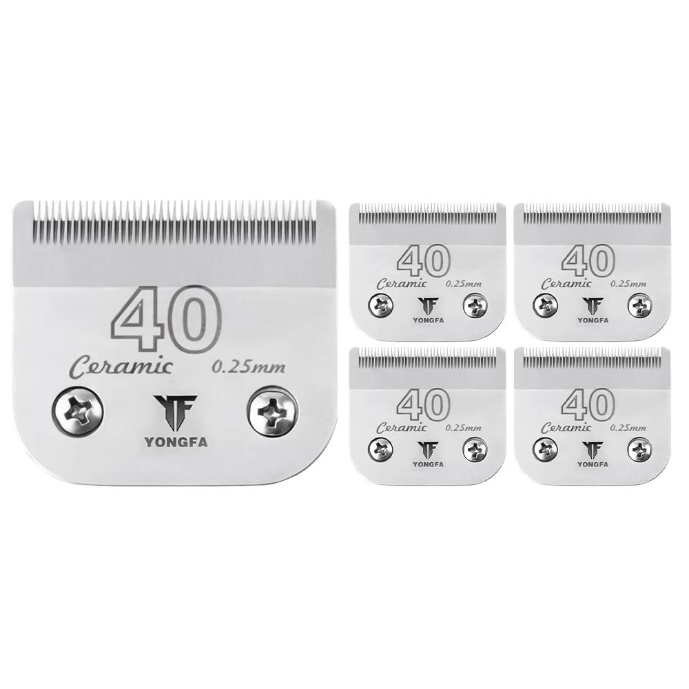 High Quality Pet Supplies 40#0.25mm 5-piece Set of Pet Clippers and Dog Grooming Blades