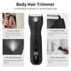 Rechargeable LED Display Hair Clipper Hair Trimmer For Men Shaver Hair Cutting Machine Barber Accessories Cut Machin Beard