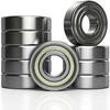 10Pcs 6200 6201 6202 6203-ZZ Deep Groove Ball Bearings, Double Metal Sealed