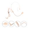 3.5mm Portable Head Mounted Earhook Wired Headset With Microphone & Loudspeaker For Speech Teaching Conference Stage Performance