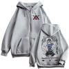 Anime Hunter X Hunter Zipper Hoodie Killua Zoldyck Graphic Zip Up Jacket Coat Men Women Clothing Casual Oversized Fleece Hoodies