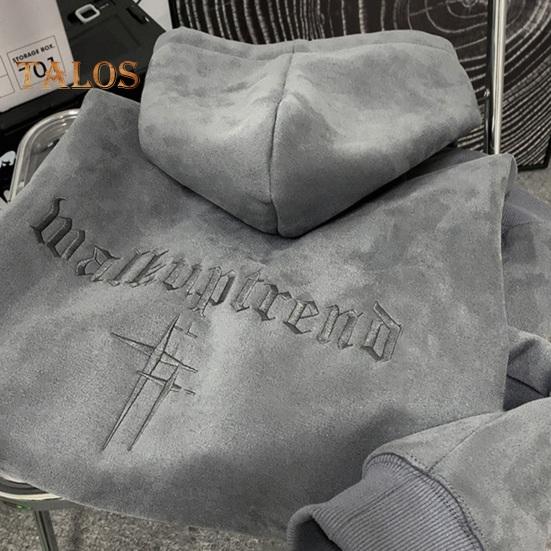 Унисекс Осень Зима Толстовка Однотонный Вышитые Буквы Длинные Рукава Эластичные Манжеты Подол С Капюшоном Свободный Повседневный Повседневный Спортивный Топ