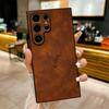Для Samsung S25 S21 S22 S23 FE S24 Ultra Plus Мягкая кожаная задняя крышка с изображением головы оленя Для Galaxy A56 A36 A26 A16 A55 A54 A53 A34 Чехол