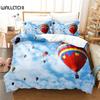 Комплект постельного белья с изображением воздушного шара, комплект пододеяльников, постельное белье с 3D-принтом, комплект постельного белья размера «queen size», модный дизайн