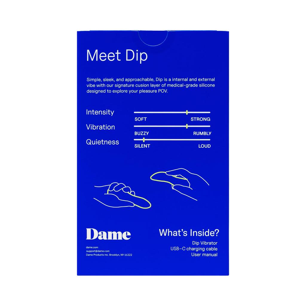 Сливовый Японский Универсальный вибратор, разработанный для поиска удовольствий [Dame] Dip2.0 [Официальный дистрибьютор]