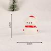 Творческая мода Рождественский снеговик Санта Миниатюрные фигурки Милые мультяшные микроукрашения Украшения для дома своими руками Аксессуары Подарки
