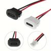 5 ШТ USB 2.0 Прямая сварка проводов Тип Материнская лампа Игрушка Порт для зарядки Настольная лампа Порт для зарядки прецизионного прибора