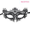 Halloween Black Queen Lace Mask No Fixed Shape Embroidery Appliques Party Costume Carnival Mask Woman Masquerade Mask