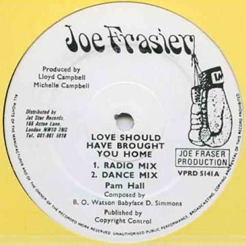 12-дюймовая пластинка PAM HALL - Love Should Have Brought (Радио Микс VPRD5141 Джо Фрейзер 1994 Ямайка Регги, Ска и Даб