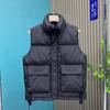 Down Vest Men's Autumn and Winter Thickened Thermal Vest Korean Version Loose Stand-up Collar Outer Wear Vest Sleeveless Vest