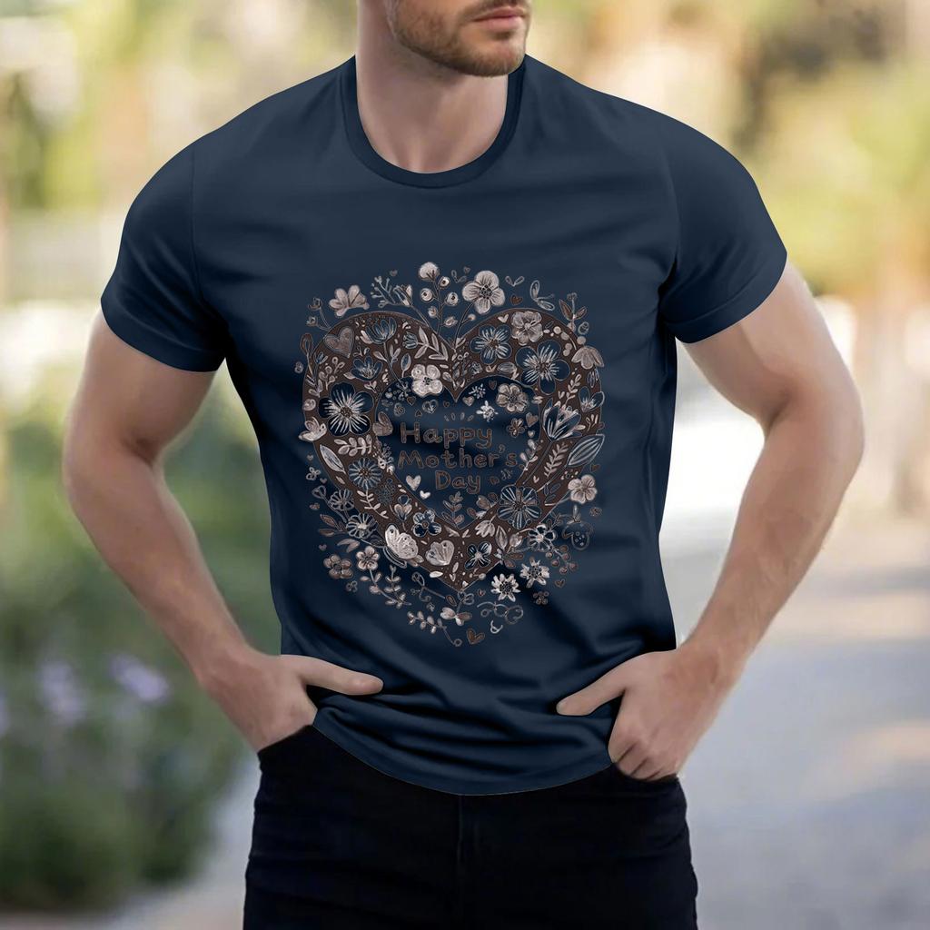 Men's Stand Collar Short Sleeve Shirt Loose Leisure Holiday Shirt Man