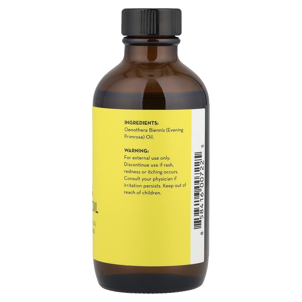 Pure Body Naturals Evening Primrose Oil, 4 Fl Oz (120 Ml)