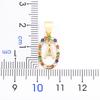 Nidin New Colorful 26 Letters A - Z Initial Alphabet Pendant Long Chain Necklace Jewelry Women Accessories Gift