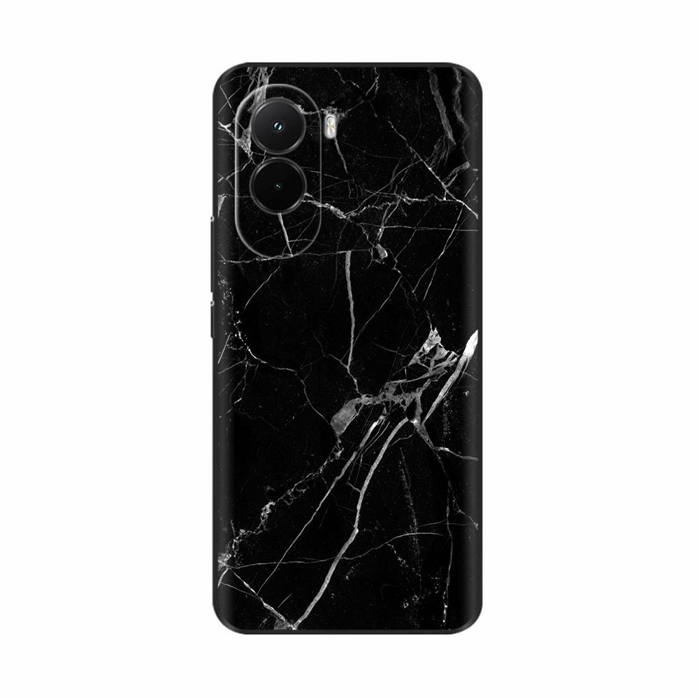 Чехол для телефона Xiaomi Poco M7 4G, мягкий силиконовый ТПУ задняя крышка для Poco M7 Pro 5G, ультратонкие чехлы с рисунком Цветок Череп