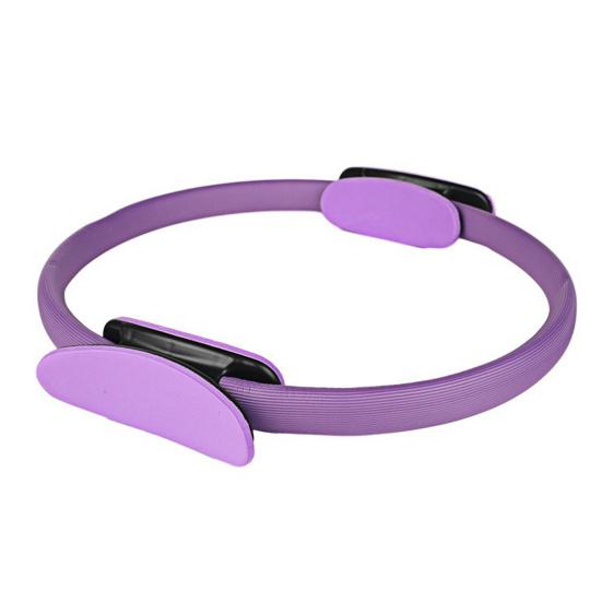 Women Pilates Ring with Non-slip Grip Handles Leg Toning Inner Thigh Pelvic Floor Exercise Yoga Circle Home Gym Fitness Equipment