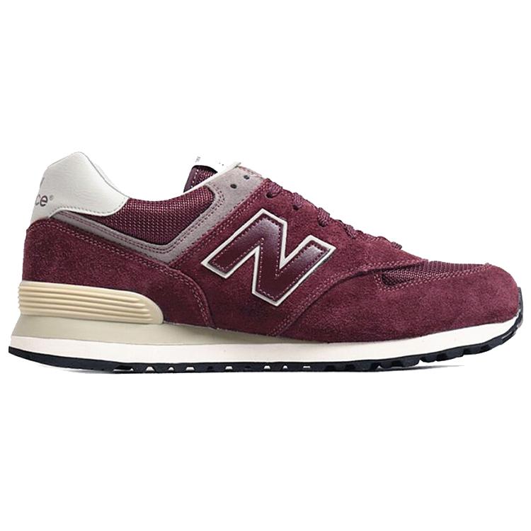 Новый New Balance 574 Wine 'Винно-красный'