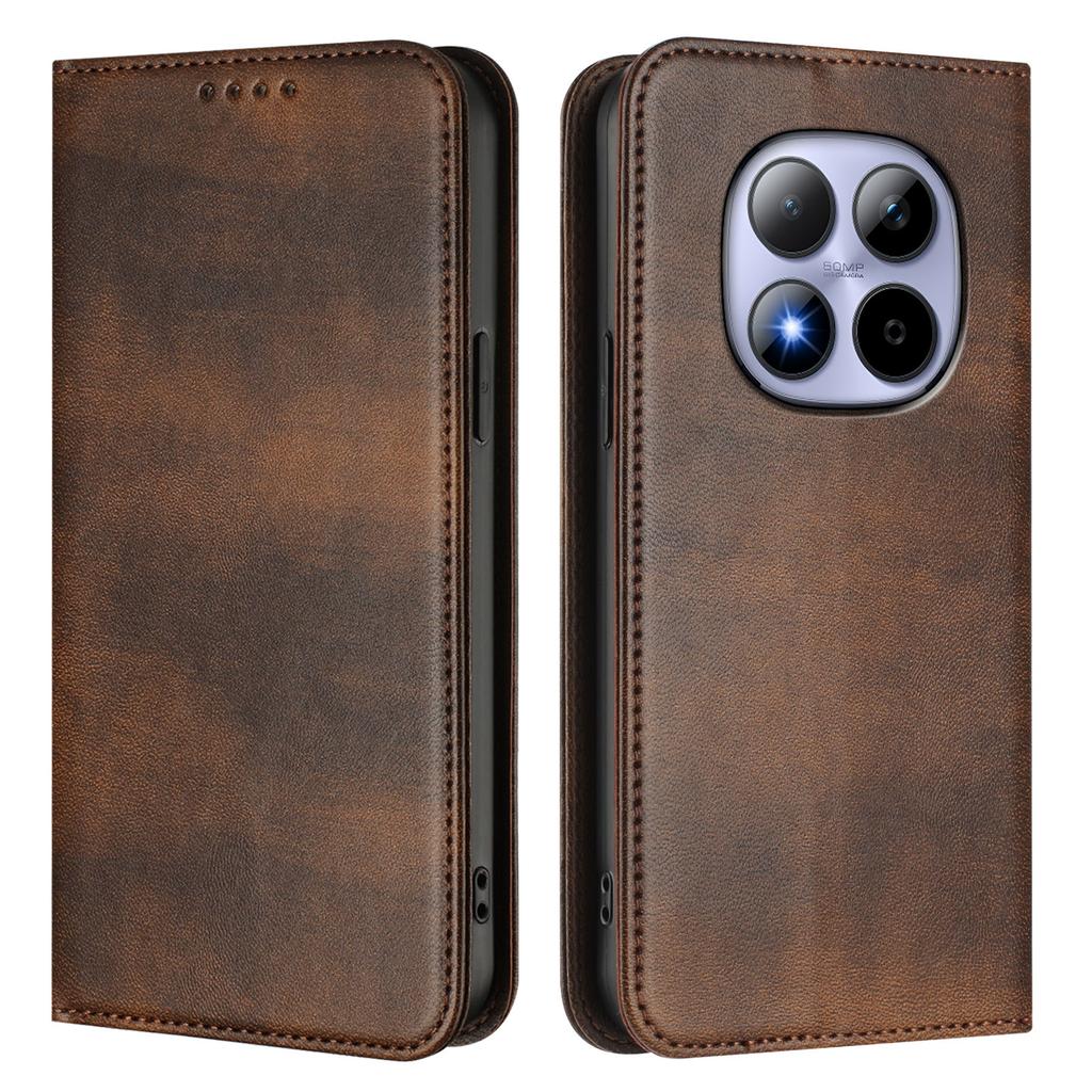 Для Xiaomi Redmi Note 15 Pro 5G Кошельки Ретро Текстура Блокировка RFID Кожаный Чехол для Телефона