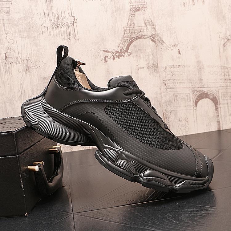 Обувь Paris Daddy 2025 года, новые летние дышащие сверхлегкие спортивные туфли, модная брендовая обувь с толстой подошвой, увеличивающая рост, повседневная обувь