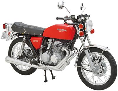 AOSHIMA The Bike Series Honda CB400F CB400FOUR 1974 Пластиковая модель Литье Цвет 1/12 № 3