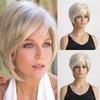 Synthetic Wigs with Bangs Natural Wig for Women Short Bob Straight Hair Wigs Female Cosplay Halloween Costume Lady Wig