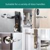 Прозрачный дверной упор Защита стены от дверной ручки Демпфер дверной ручки Защитная накладка для мебели Противоударное кольцо-стопор
