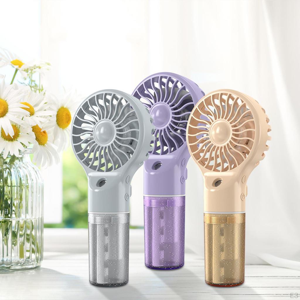 Компактный перезаряжаемый портативный вентилятор охлаждения с регулируемыми настройками для путешествий и активного отдыха