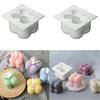 Silicone Small Bubble Cube Scented Candle Mold Ball Small Magic Cube Candle Mold Soy Wax DIY Cake Mousse Mold Home Decoration