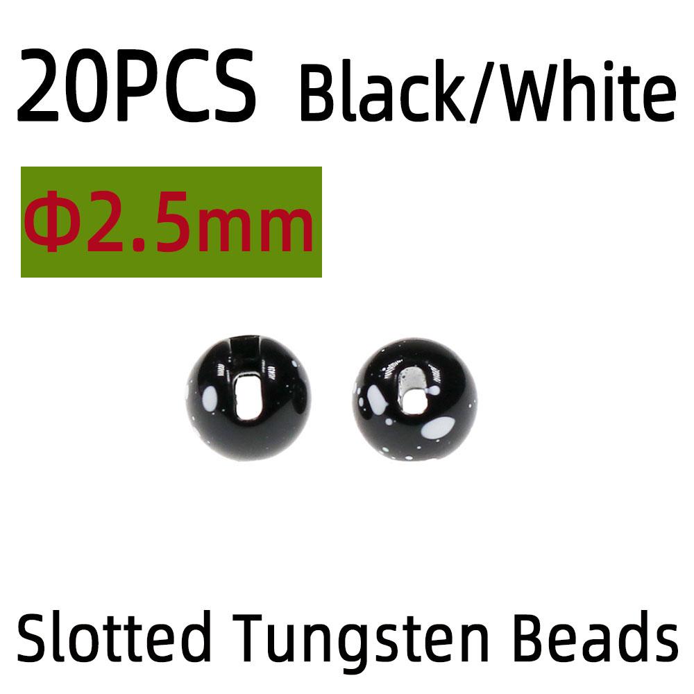 20 шт. металлических прорезных вольфрамовых бусин с точечными глазами для ловли нахлыстом, вольфрамовая головка бусины для джиг-головки, материал для вязания мушек