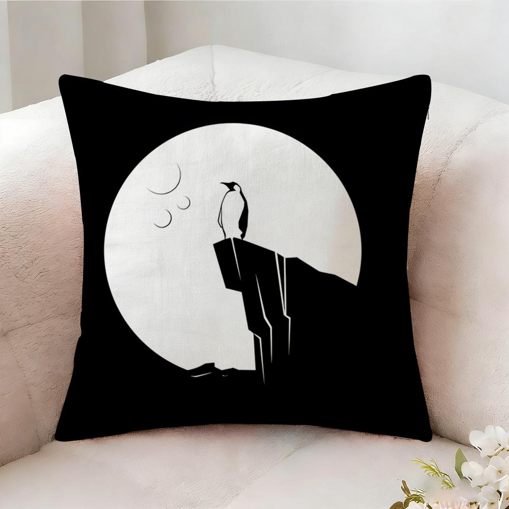 Black And White Animal Patterns Pillow Case Pillowcase Doublesided Printed Sofa Cushion Bedroom Headboard Pillow