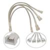 Fan Adapter 1 To 4 Splitter Cable For PC Cooling Systems Supports Speed Controls And Overloads Protections