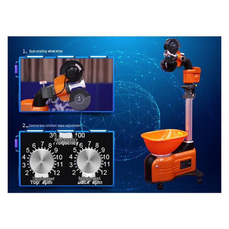Double Fish E6 Table Tennis Serving Machine