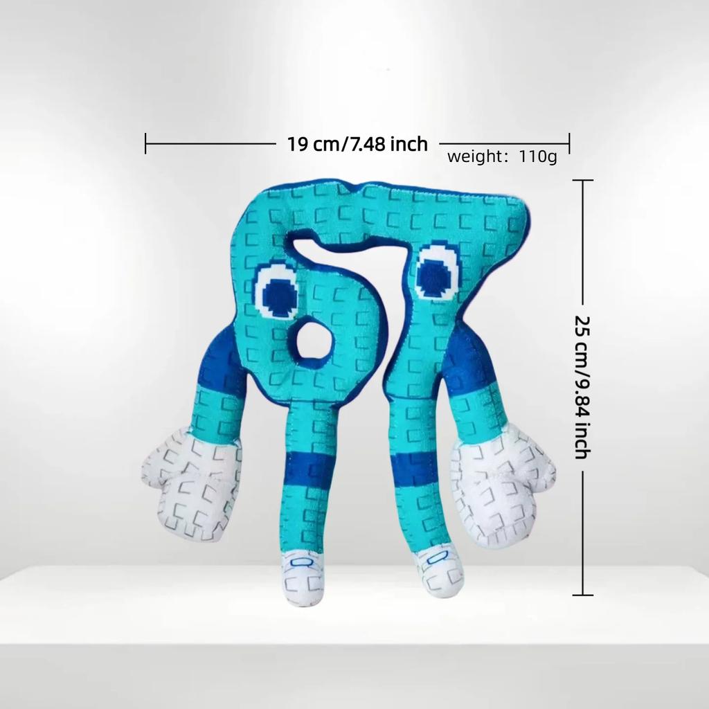 Steal A Brainrot Jandel Plush Toy Cute House Dolls Game Surrounding Blue No. 67 Toys Soft Toys For Kids Birthday Gifts