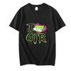 Invader Zim T-shirt Kawaii Short Sleeve Cartoon Tee-shirt Cotton Round Neck Tshirt for Boys/girls Camisetas Comfortable Tees Top