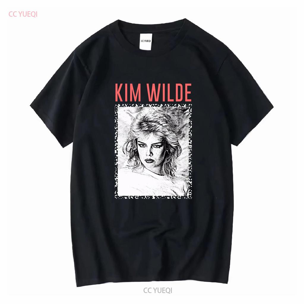 Hot 80s Kim Wilde For Fans S 234xl T Shirt An1060 Vintage Washed Versatile Comfortable Slightly Designer Clothes Breathable